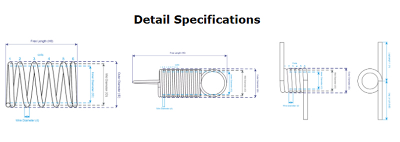 Hook Extension Tension Spring Hook Extension Tension Spring