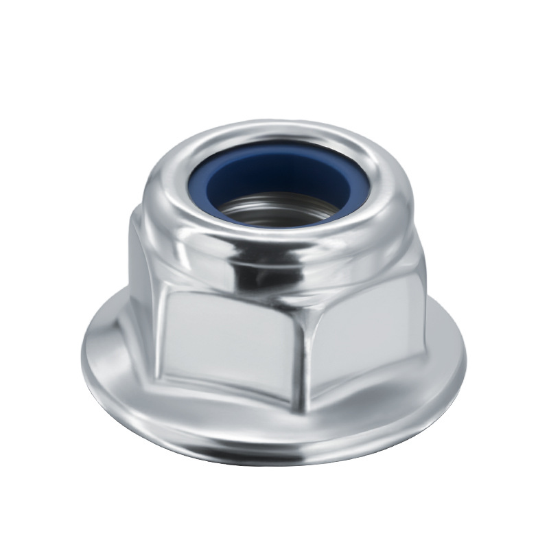 ఫ్లాంజ్ లాక్ నట్‌తో ప్రబలంగా ఉన్న టార్క్ రకం షడ్భుజి గింజలు